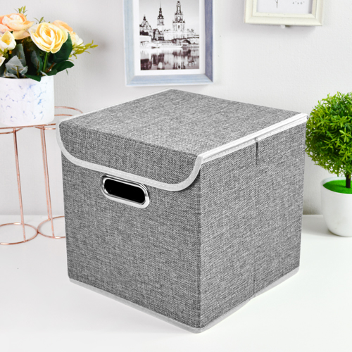Коробка складна для зберігання речей "Grey" 25*25*25см 252525C-GREY
