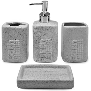 Set for bathroom 4пр/наб 24*21.5*8см Stenson R30147