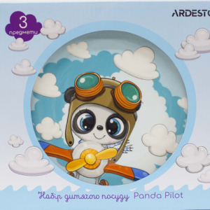 Набор детской посуды Ardesto Panda pilot 3 пр фарфор AR3451PS