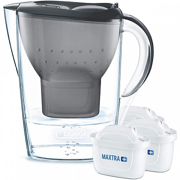 Фільтр-глечик Brita Marella Memo MX+ графіт 2,4 л (1,4 л очищеної води) 1039272