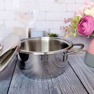 Кастрюля 4,0 л (22 х 12 см) крышка стальная OMS Kinox-22-4,0л