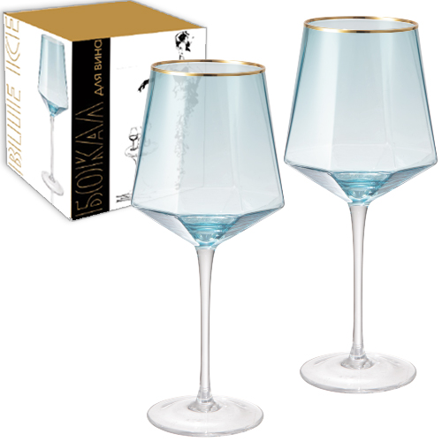 Келих для вина Blue ice 620мл S&T ST7051-07