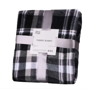 Plaid Ardesto Flannel 160х200см клітинка сіра 100% поліестер ART0101PB