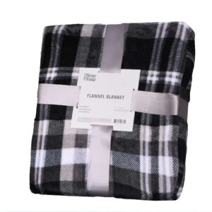 Plaid Ardesto Flannel 200х220см клітинка сіра 100% поліестер ART0102PB