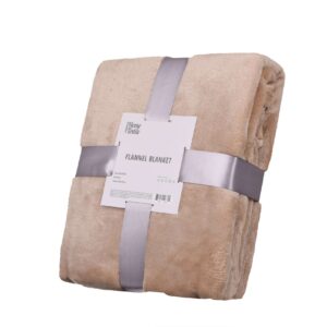 Plaid Ardesto Flannel 160х200см beige 100% поліестер ART0205SB
