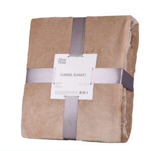 Plaid Ardesto Flannel 200х220см beige 100% поліестер ART0206SB