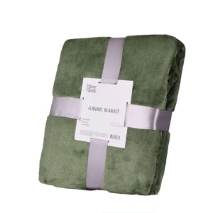 Plaid Ardesto Flannel 160х200см зелений 100% поліестер ART0209SB