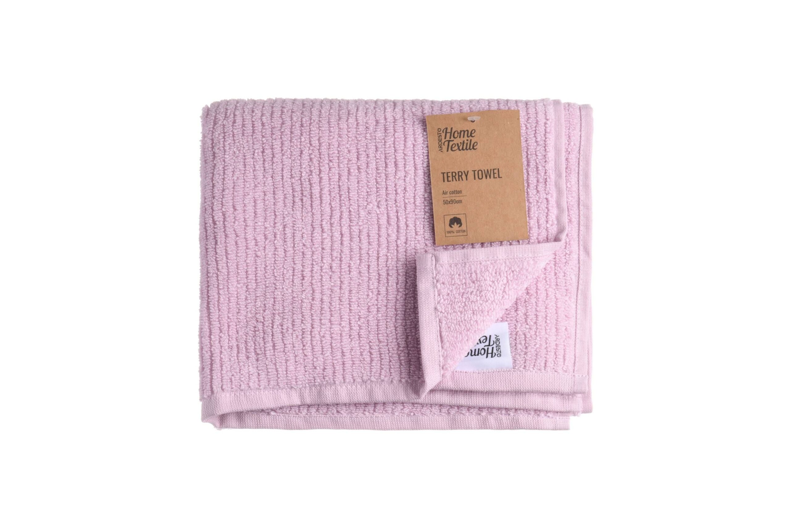 Towel Ardesto Air Terry Pink 30х50 cm ART2130SC