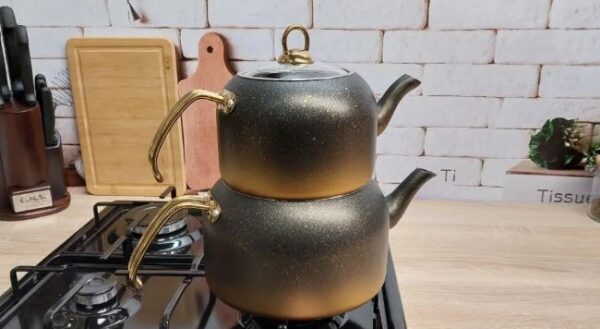 Двухярусный чайник O.M.S. Collection OMS 8250-L-Bronze