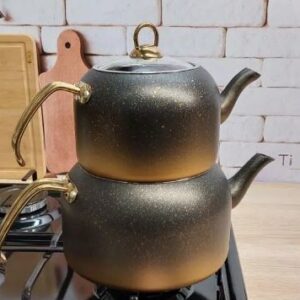 Двухярусный чайник O.M.S. Collection OMS 8250-XL-Bronze