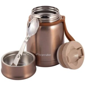 Thermos food 530 ml of stainless become Kamille KM-2099