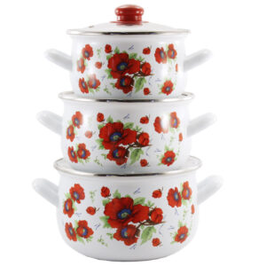 Set eat. 3-etc скл/кр Poppy red Interos 00091381