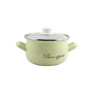 2234 B Кастрюля глуб. 3,1л d.18 Bon appetit салатовый 00081361