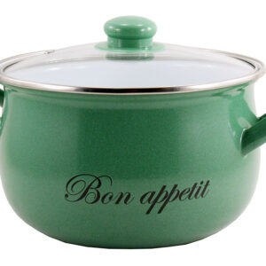 2234 G Кастрюля глуб. 4,0л d.20 Bon appetit малахит 00092019