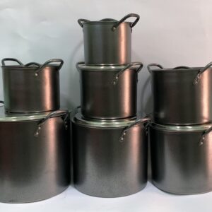 Набір каструль з нержавіючої сталі Грей 7 шт 2,4,6 ,8,12,16,20 л 7372