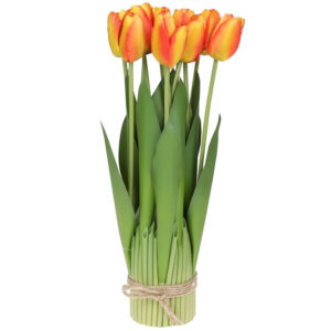 Decorative bouquet Tulips, 37см, Colour - Orange BonaDi DY7-314