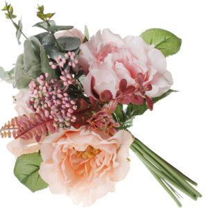 Decorative bouquet Roses, 35см, Colour - peach BonaDi DY7-339
