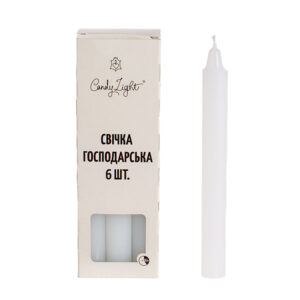Набор свечей (6шт) 2*18см, цвет - белый BonaDi C020_180_1