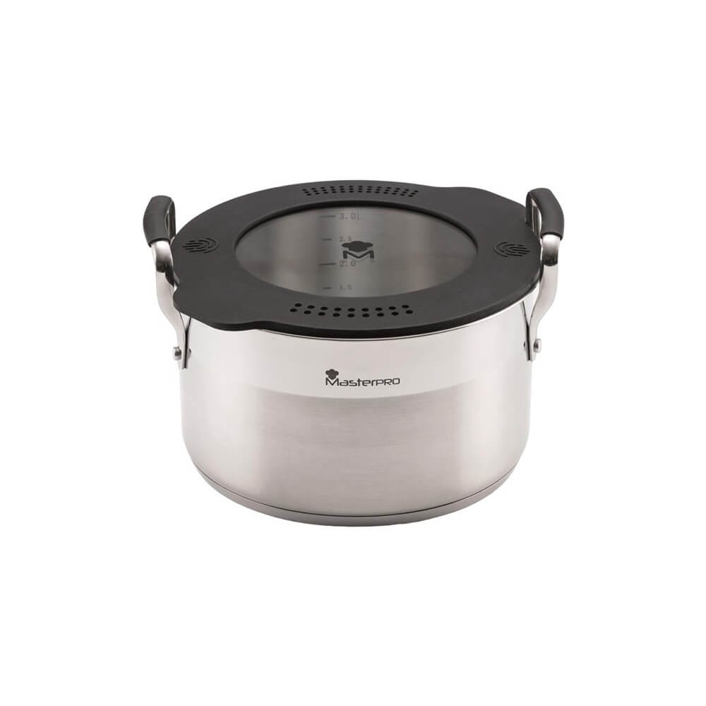 Каструля з кришкою 3.5 л (Ø20х11.5 см) Masterpro BGEU-3778