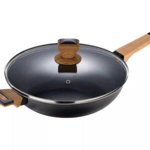 Глубокая сковорода с крышкой Ø28 см Bergner BG-34628-BK
