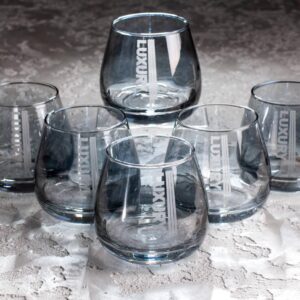 Set glasses for whiskey 300 ml x 6 PC Luxury Goose Crystal EH299-2070