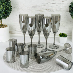 Set glasses and stacks 12 items Goose Crystal Робм Goose Crystal EQ233-1687/837