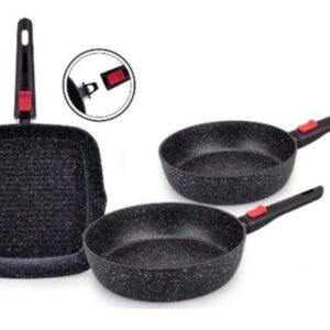 Set pans from marble stick coated 24/28/28см Edenberg EB-14515