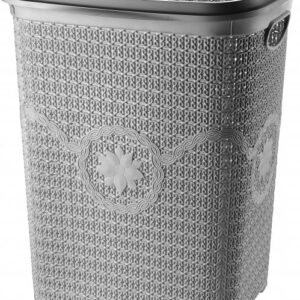 Корзина для білизни Asude Plastik 65 л ASD040-сір