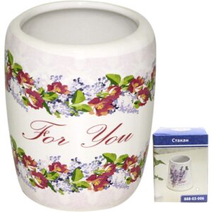 Glass floral waltz 9*6см S&T ST888-03-005
