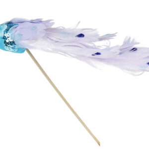Decorative bird Peacock 22см, Colour - blue BonaDi 117-580