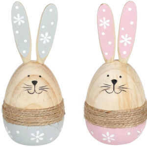 Wood statuette Bunny, 12см, 2 design BonaDi 738-701