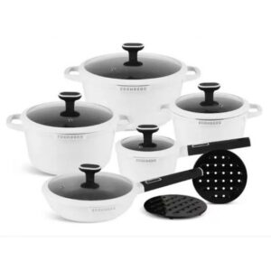 Edenberg EB-5646 12-piece marble dinnerware set
