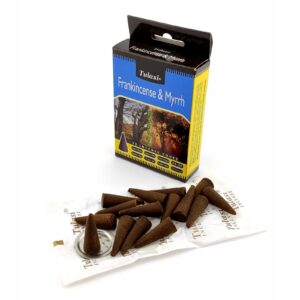 Frankincense & Myrrh Incense Cones (Frankincense and Myrrh)(Tulasi) Cones 34411
