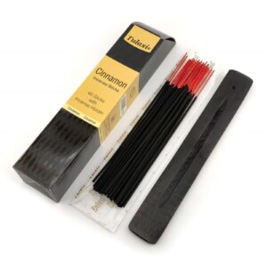 Cinnamon 40 Stiks with Incense Holder (Tulasi) 34552