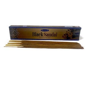 Black Sandal premium incense sticks (Чорний Сандал) (Satya) пилкові пахощі 15 гр. 35043