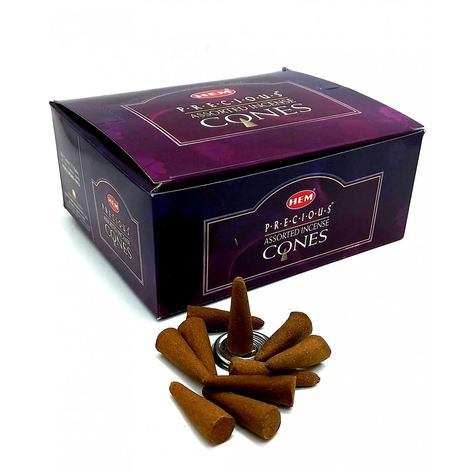 Precious Assorted Perfumed Incense (Благовония в ассортименте, набор 12 шт)(Hem) конусы 34618 — изображение 2