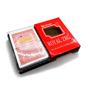 Карти гральні пластикові Royal червона сорочка 34727