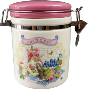 Jar for bulk 680 ml ker. with Princess Interos castle 00091227