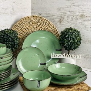 Набір посуду 20 пр Ardesto Bagheria Pastel green AR0020GGC