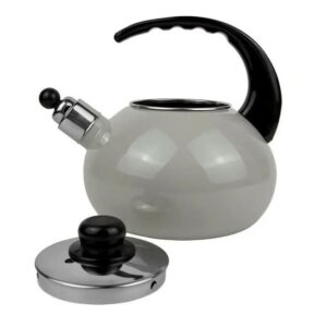 Емальований чайник із свистком 2.5 л Kamille KM-1039B