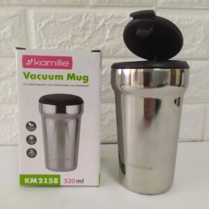 Stainless steel 320 ml thermo mug (steel) KM-2158