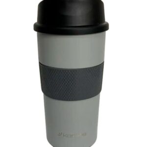 Thermal mug 480 ml stainless steel with TPR insert (gray) KM-2151A