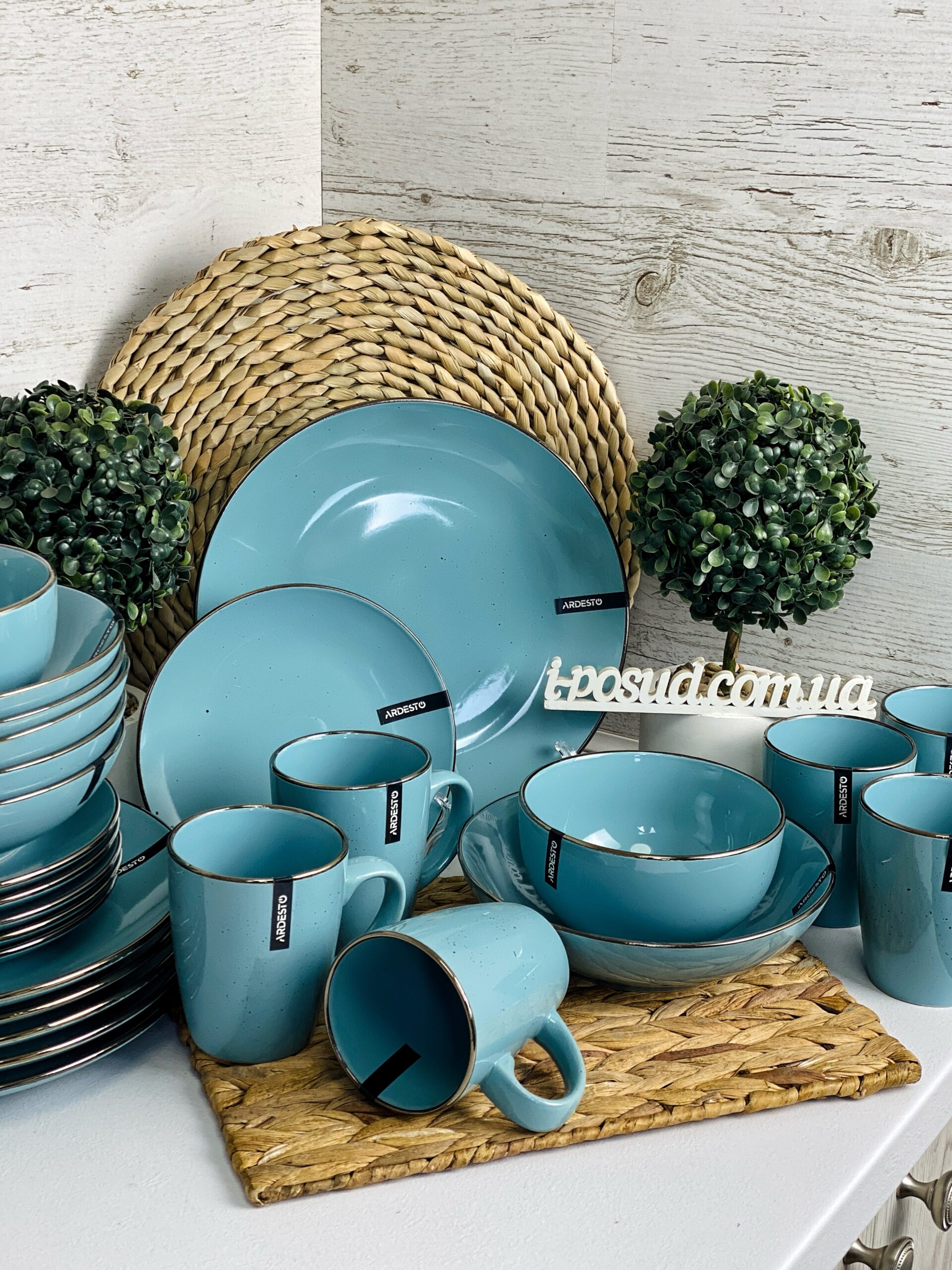 Cookware set 26 pcs Ardesto Bagheria Blue AR0026BGC
