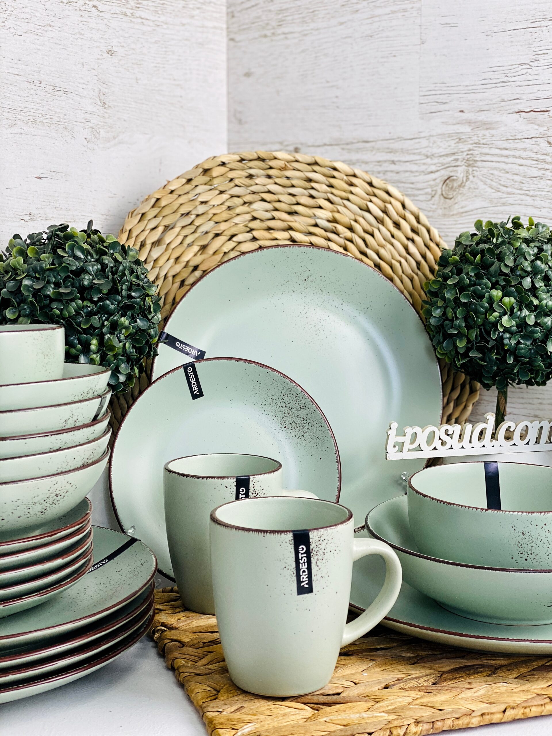 Tableware set 26 ave. Ardesto Lucca Illusion blue AR0026BMC
