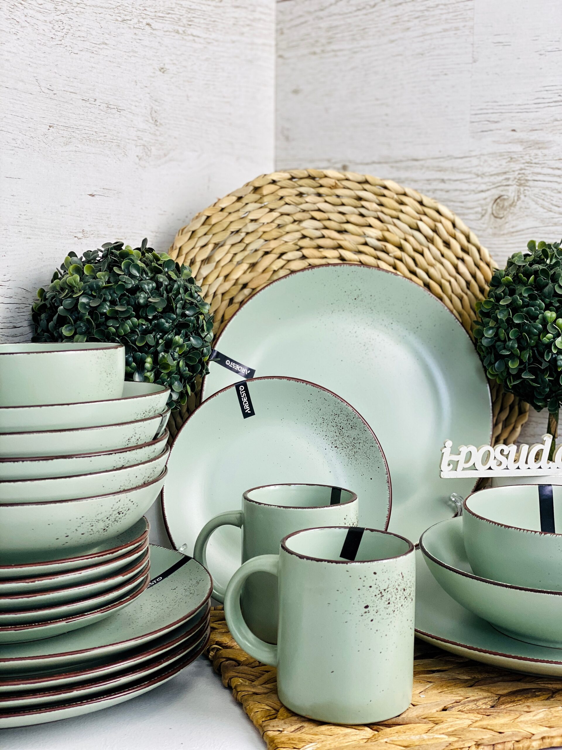 Набір посуду 26 пр Ardesto Lucca Illusion blue AR0026/2BMC