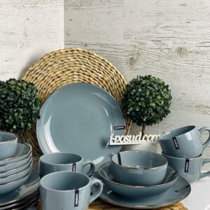Набір посуду 18 пр Ardesto Bagheria Grey AR0018GREY