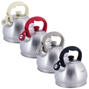 2L stainless steel kettle with whistle and bakelite handle (beige) Kamille KM-0693BG