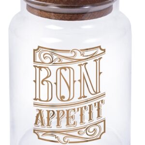 Банка Herevin Bon Appetit з дерев'яною кришкою 0.635 л 232004-147