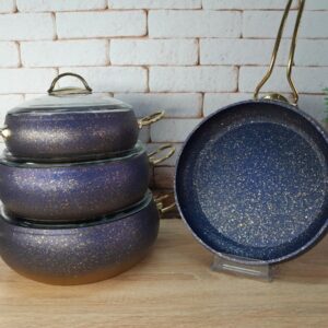 Набір посуду 7 предметів OMS Collection OMS 3023-Blue