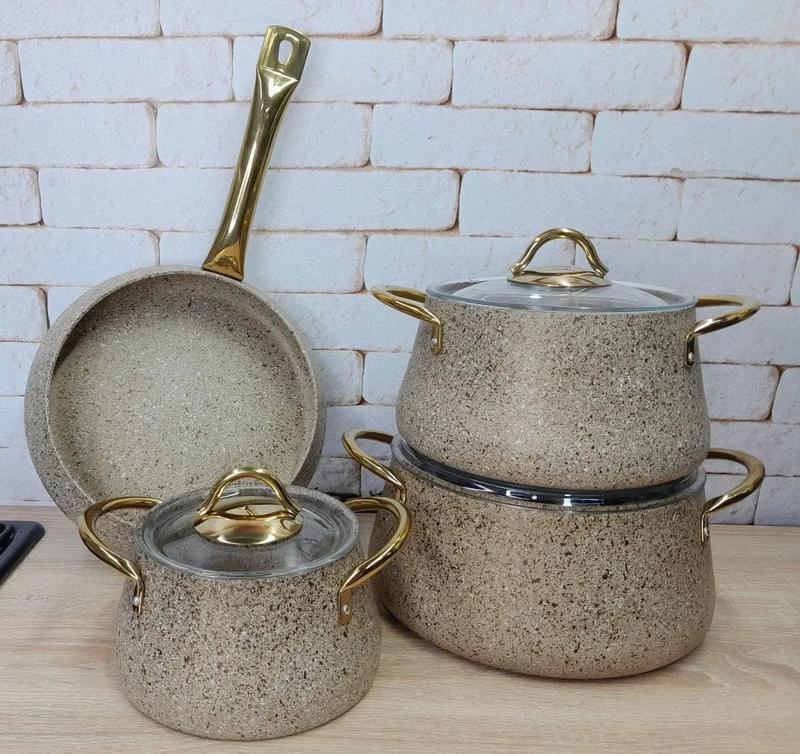OMS 7-piece cookware set OMS 3041-IND-Sandy
